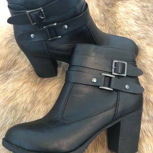 Dollhouse Black Ankle Booties